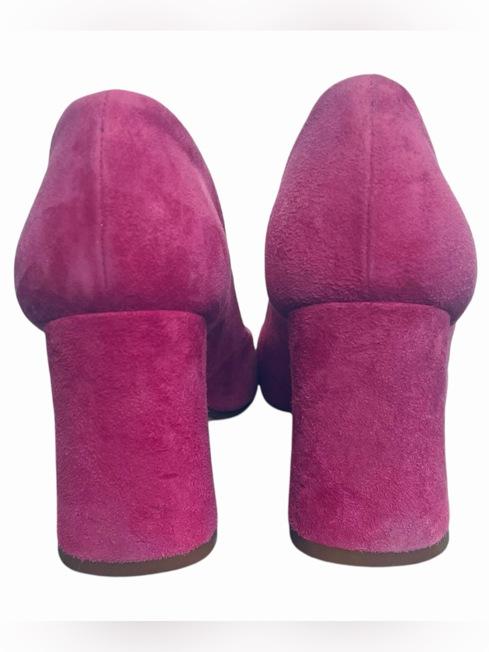 $225 Cordani Hanette Sz EU37 US6.5 Italy Corda Pink Suede Leather Pump Shoes - Picture 5 of 9